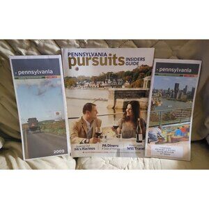 Pennsylvania Pursuit Magazine Plus 2 PA Maps Used